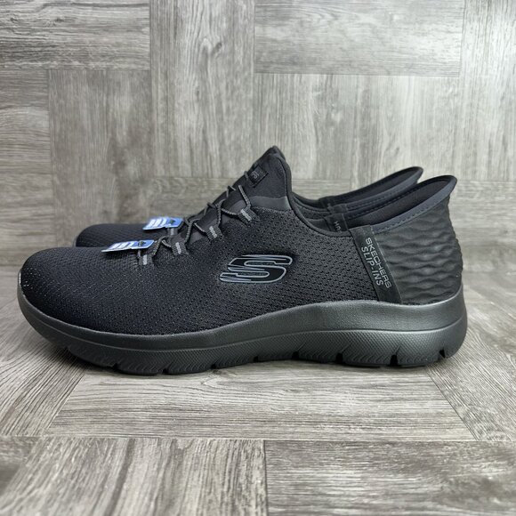 Skechers Summit Women's size 11 Triple Black Hands Free Slip On Shoes - Picture 2 of 8
